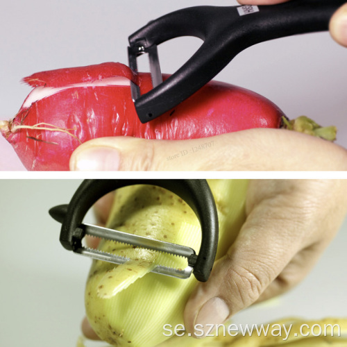 Huohou frukt grönsaks rostfritt stål peeler